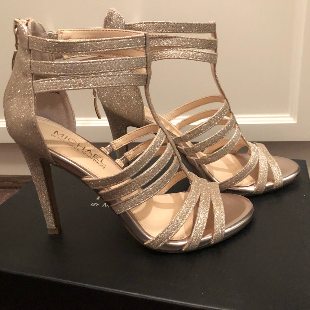 Glitter Gold Michael by Michael Shannon Heels